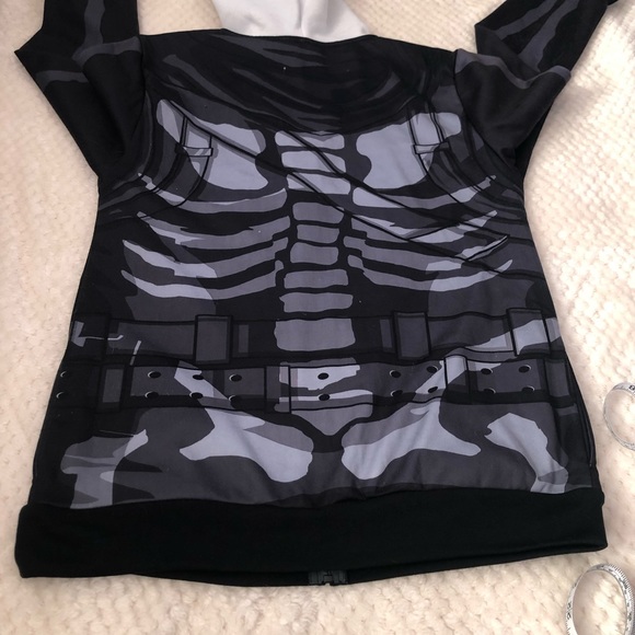 FORTNIGHT Skull Trooper Cosplay Hoodie  Men - Picture 7 of 7